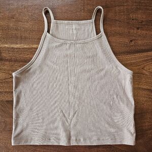 American Eagle Womens Tank Top Tan Size XL